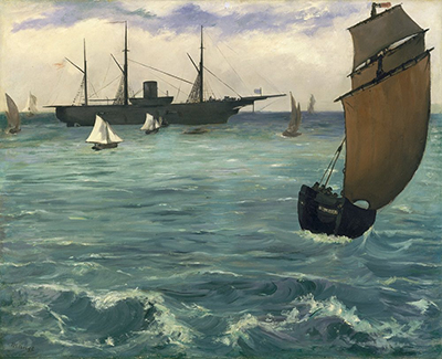 The Kearsarge at Boulogne Edouard Manet